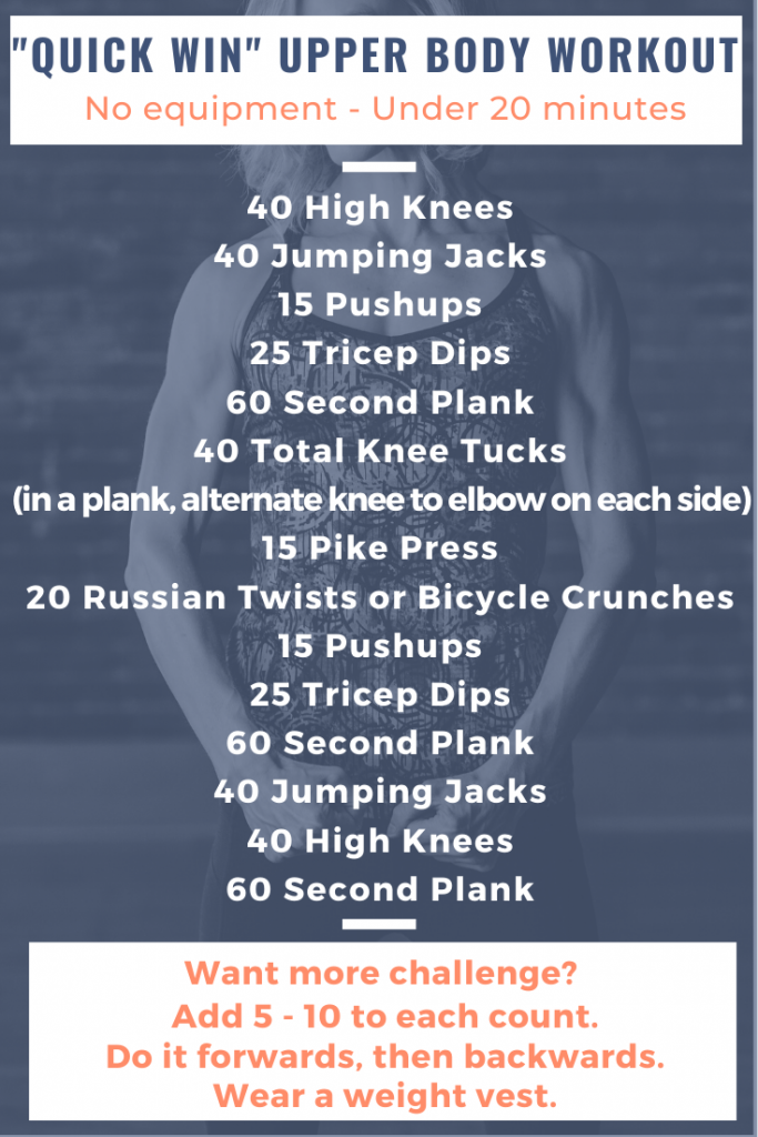Quick Win Upper Body Workout