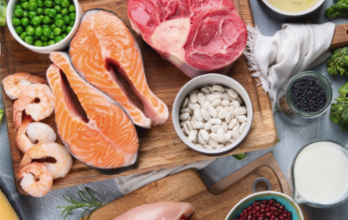 Minimally processed high protein foods