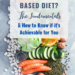 What is a Plant Based Diet | The Fundamentals and How to Know if it's Achievable For You
